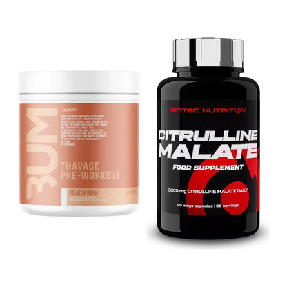 Trainings-Set: RAW Nutrition CBUM Thavage + Scitec Citrulline Malate – alle enthaltenen Artikel