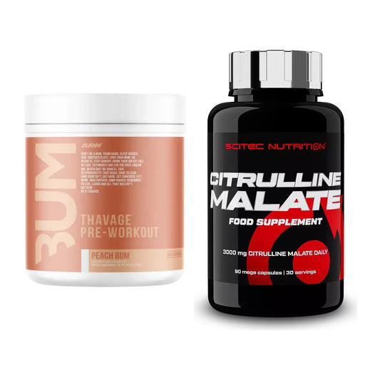 Trainings-Set: RAW Nutrition CBUM Thavage + Scitec Citrulline Malate – alle enthaltenen Artikel