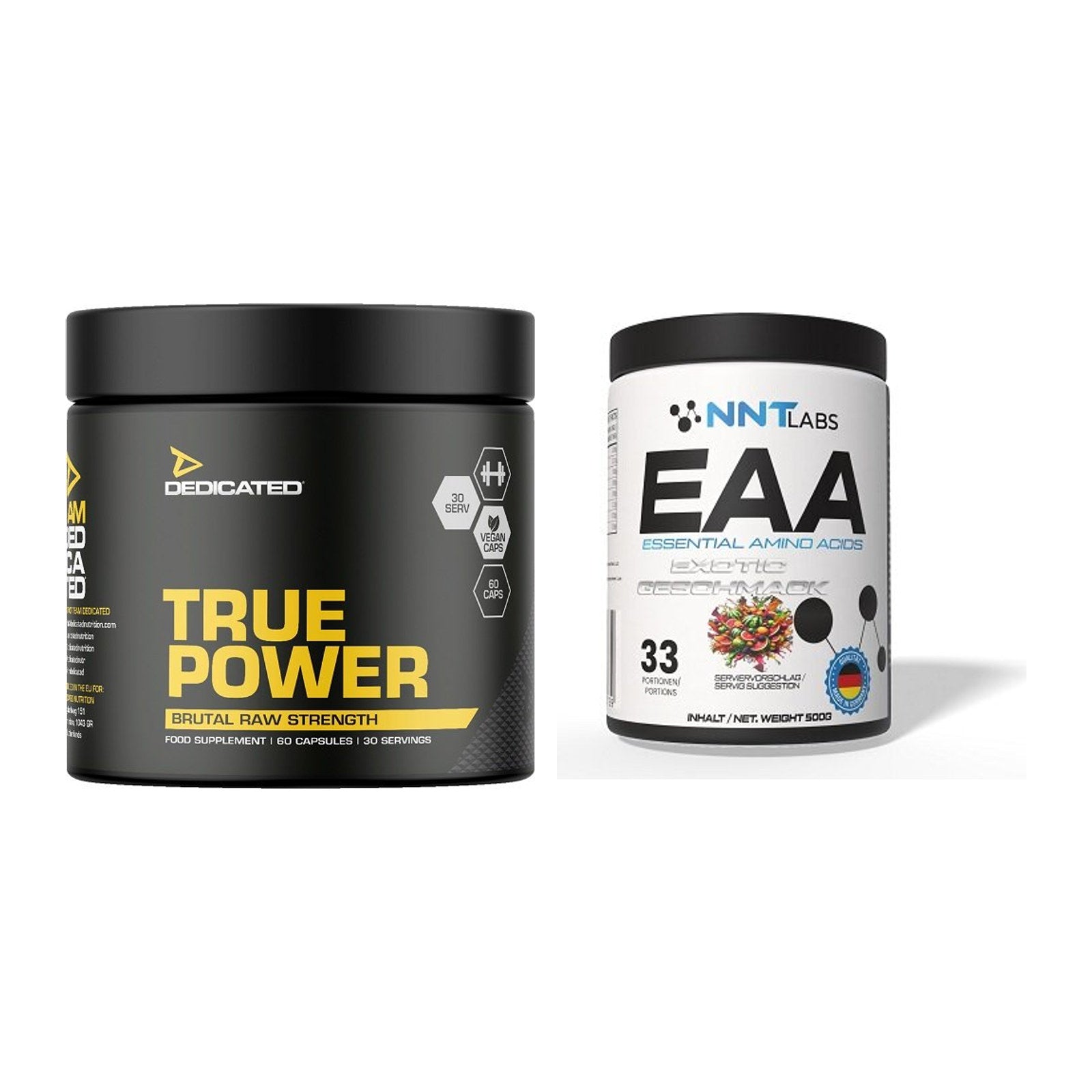 Trainings-Set: Dedicated True Power + NNT EAA – alle enthaltenen Artikel