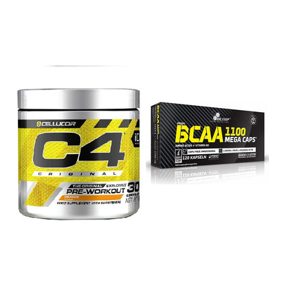 Trainings-Set: Cellucor C4 Original 30Serv. + Olimp BCAA Mega Caps – alle enthaltenen Artikel