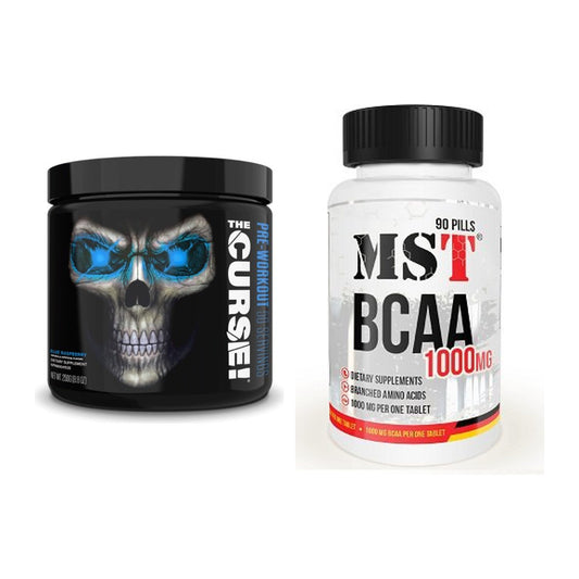 Trainings-Set: JNX Sports The Curse! + MST BCAA 1000 (90 Tabl.) – alle enthaltenen Artikel