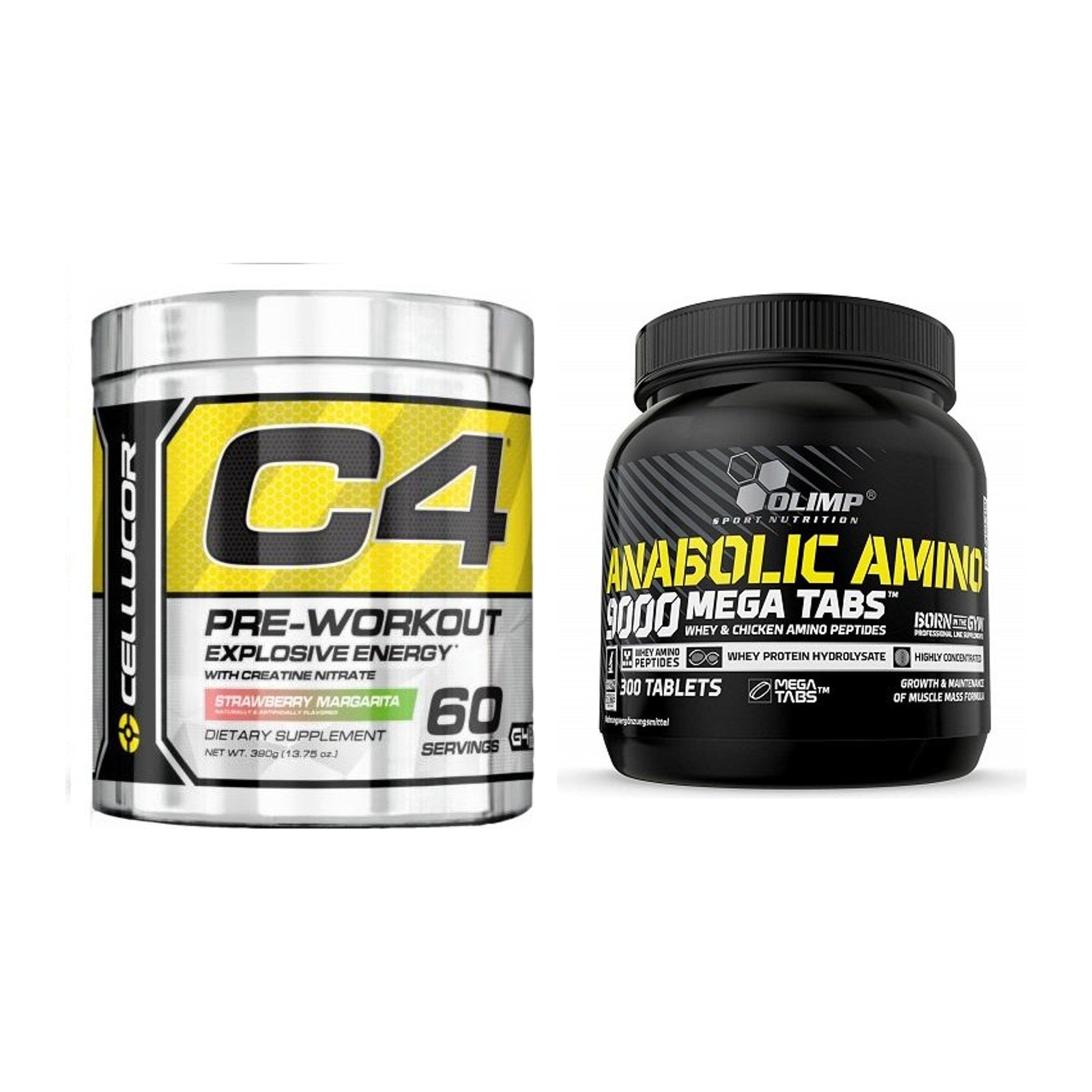Trainings-Set: Cellucor C4 Original 60 + Olimp Anabolic Amino 9000 – alle enthaltenen Artikel