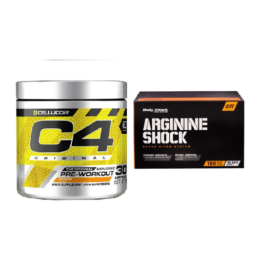 Trainings-Set: Cellucor C4 Original + Body Attack Arginine Shock – alle enthaltenen Artikel