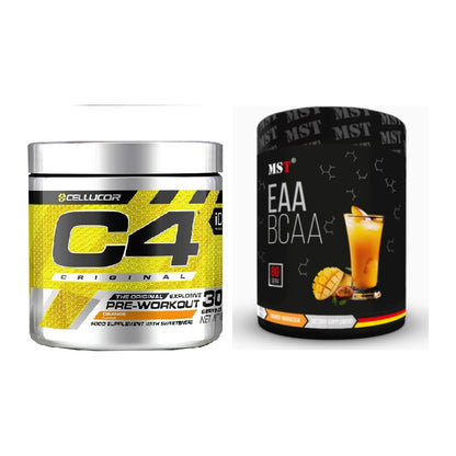 Trainings-Set: Cellucor C4 Original 30Serv. + MST EAA & BCAA – alle enthaltenen Artikel