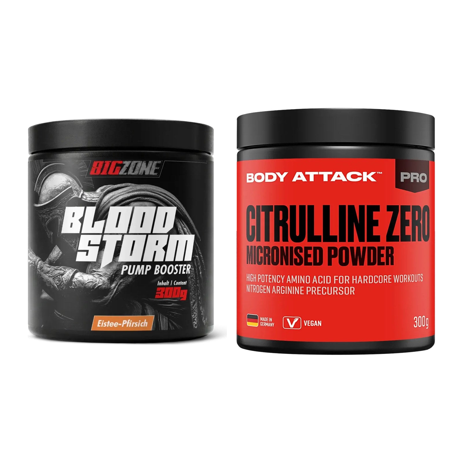 Trainings-Set: Big Zone Bloodstorm 2.0 + Body Attack 100 % – alle enthaltenen Artikel