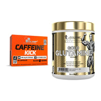 Trainings-Set: Olimp Caffeine Kick + Kevin Levrone GOLD Glutamine