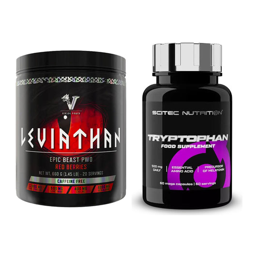 Trainings-Set: Viking Power Leviathan Hardcore + Scitec Tryptophan – alle enthaltenen Artikel