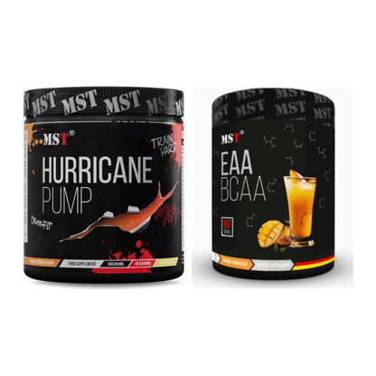 Trainings-Set: MST Hurricane Pump + MST EAA & BCAA – alle enthaltenen Artikel