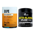Trainings-Set: Bulk Dope Pre-Workout 30 + Olimp Beta-Alanine Xplode – alle enthaltenen Artikel