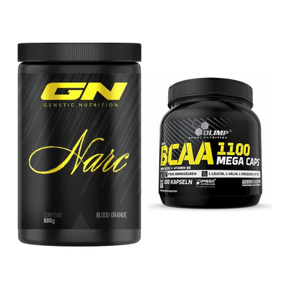 Trainings-Set: GN Narc + Olimp BCAA Mega Caps – alle enthaltenen Artikel