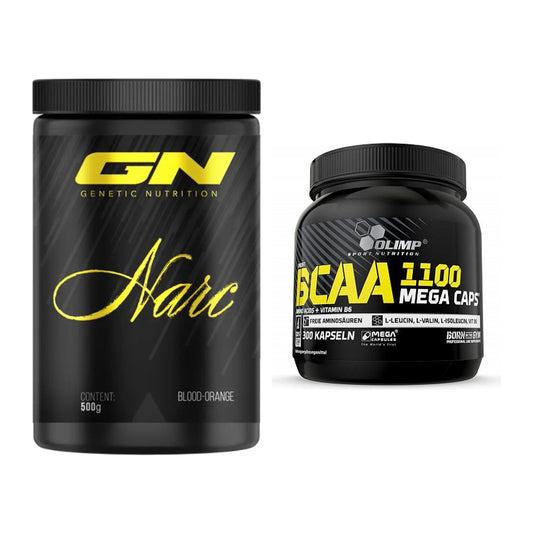 Trainings-Set: GN Narc + Olimp BCAA Mega Caps – alle enthaltenen Artikel