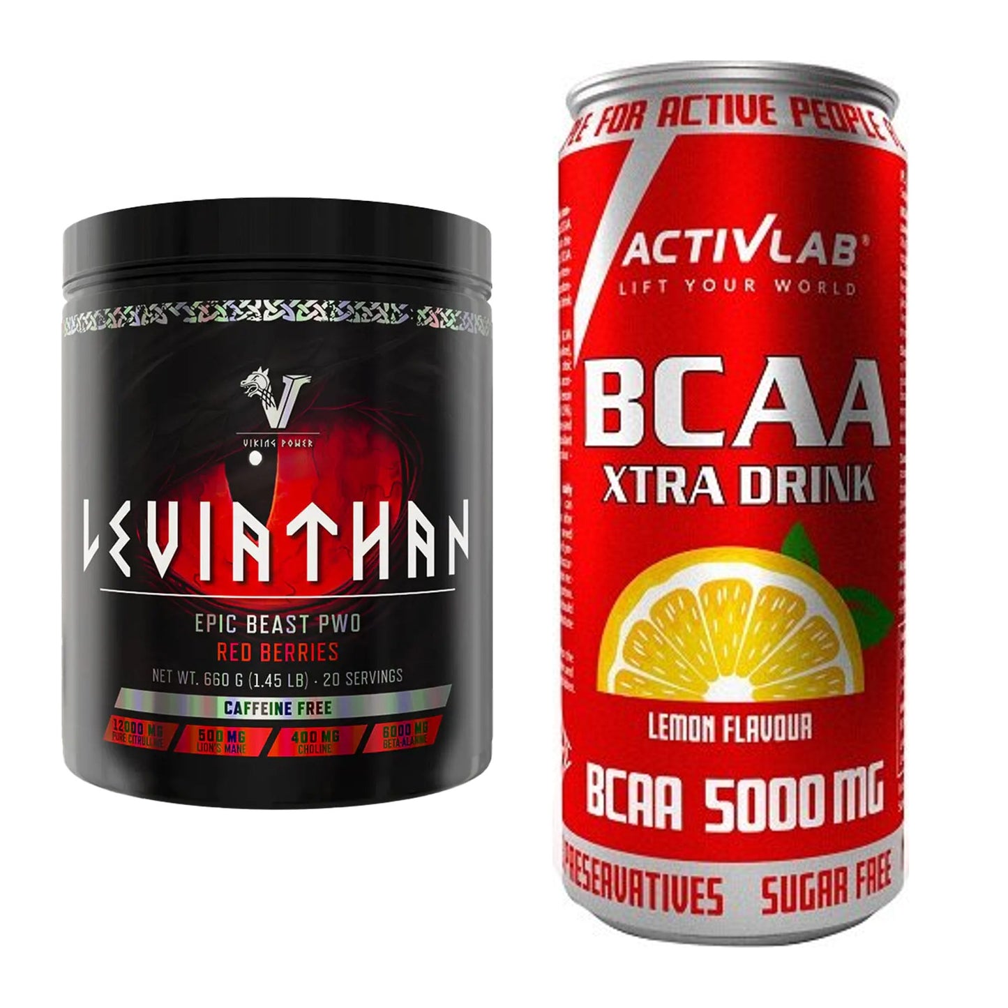 Trainings-Set: Viking Power Leviathan + Activlab BCAA Xtra Drink – alle enthaltenen Artikel