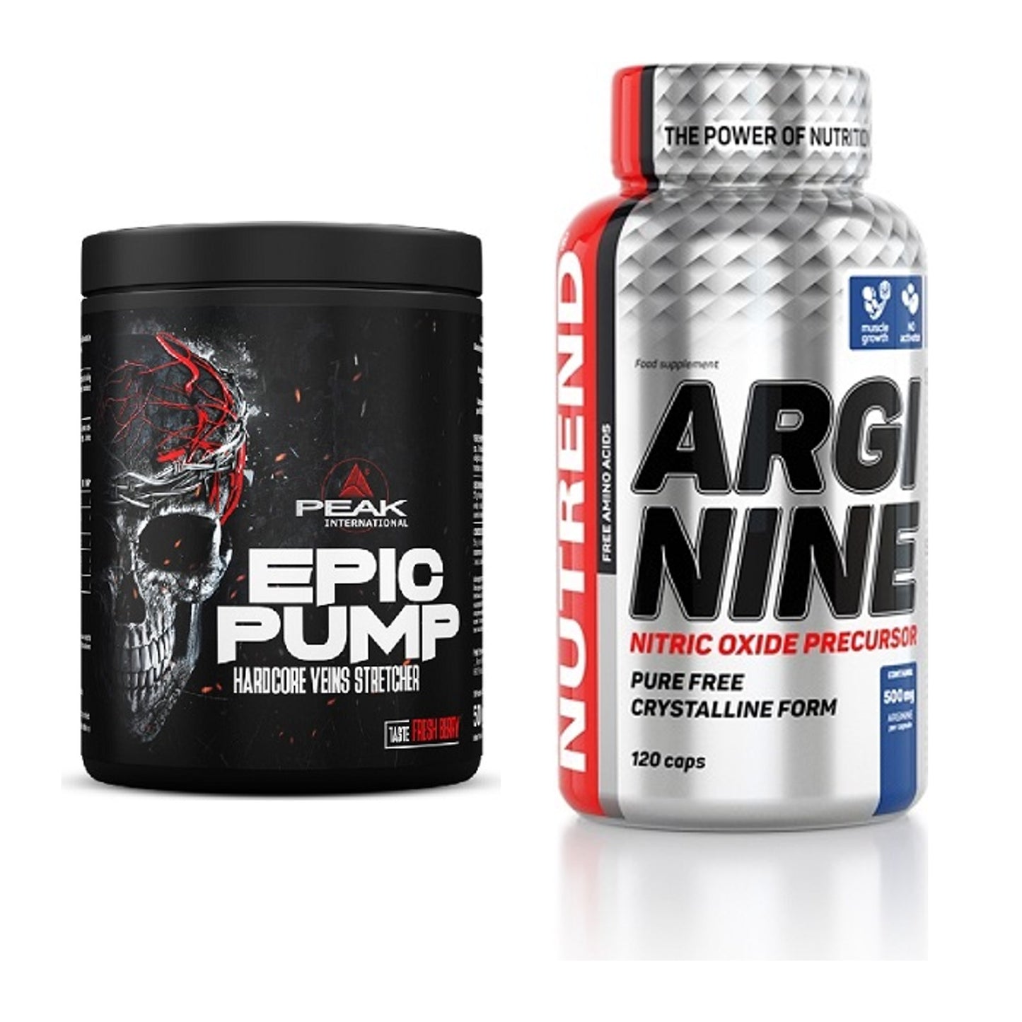 Trainings-Set: Peak EPIC Pump + Nutrend Arginine – alle enthaltenen Artikel