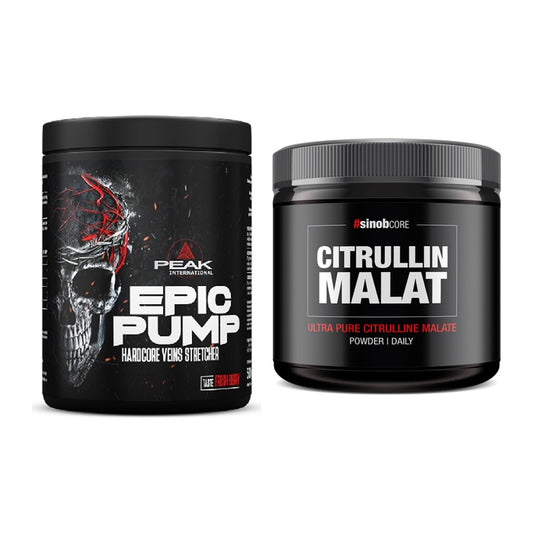 Trainings-Set: Peak EPIC Pump + Sinob Core L-Citrullin Malat – alle enthaltenen Artikel