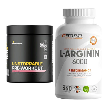 Trainings-Set: Dedicated Unstoppable + ProFuel L-Arginin 6000 – alle enthaltenen Artikel