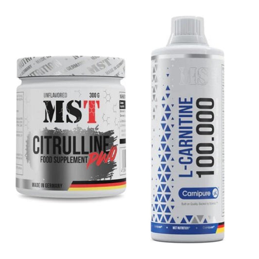 Trainings-Set: MST Citrulline Malat 300g + MST L-Carnitine Carnipure – alle enthaltenen Artikel