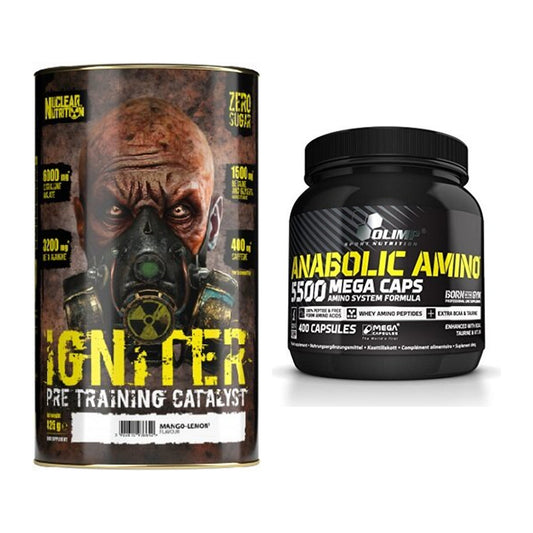 Trainings-Set: Nuclear Nutrition IGNITER + Olimp Anabolic Amino 5500 – alle enthaltenen Artikel