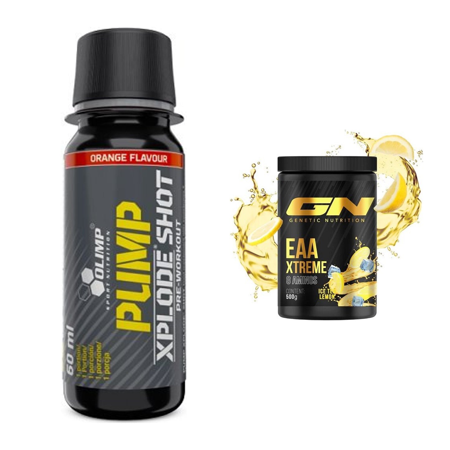 Trainings-Set: Olimp Pump Xplode Shot + GN EAA Xtreme – alle enthaltenen Artikel