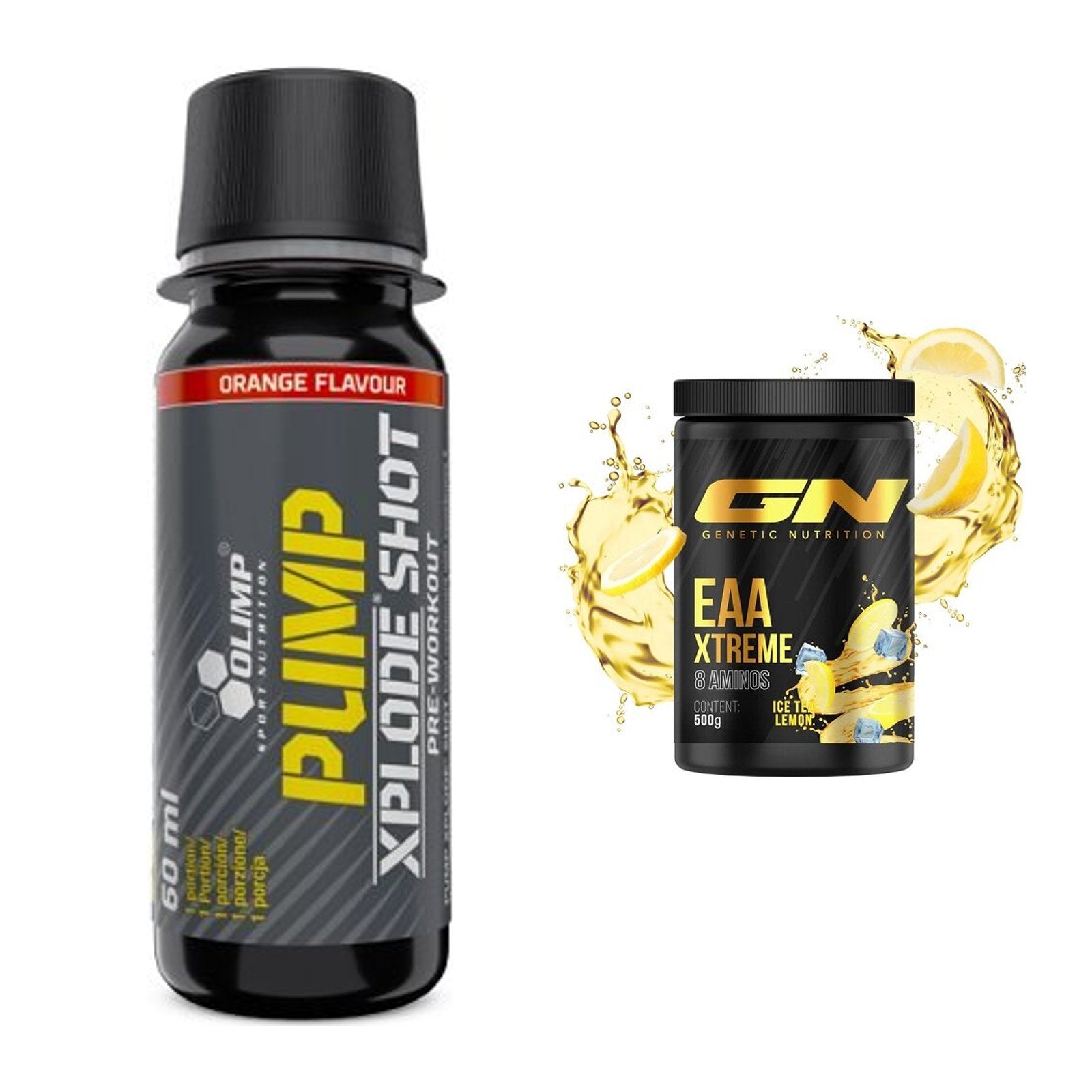 Trainings-Set: Olimp Pump Xplode Shot + GN EAA Xtreme – alle enthaltenen Artikel