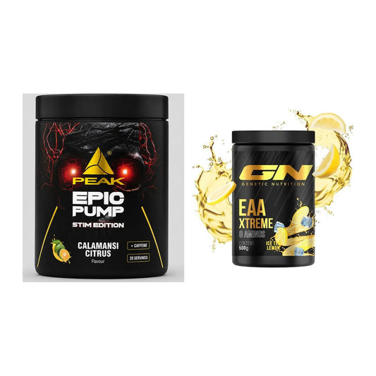 Trainings-Set: Peak Epic Pump Stim Edition + GN EAA Xtreme – alle enthaltenen Artikel
