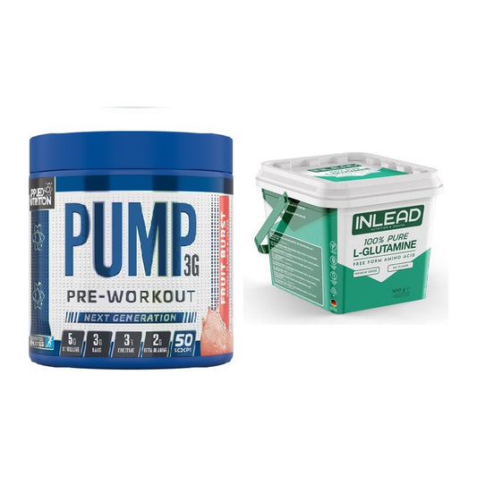 Trainings-Set: Applied Nutrition Pump + INLEAD L-Glutamine – alle enthaltenen Artikel