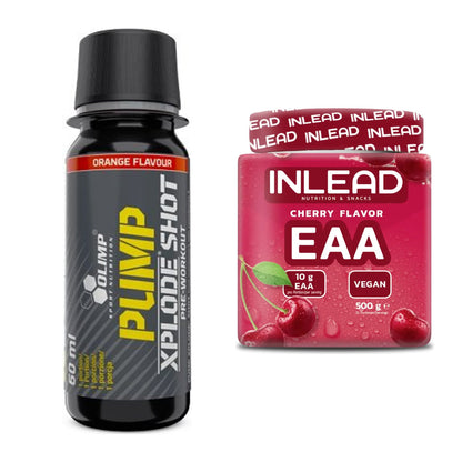 Trainings-Set: Olimp Pump Xplode Shot + INLEAD EAA – alle enthaltenen Artikel