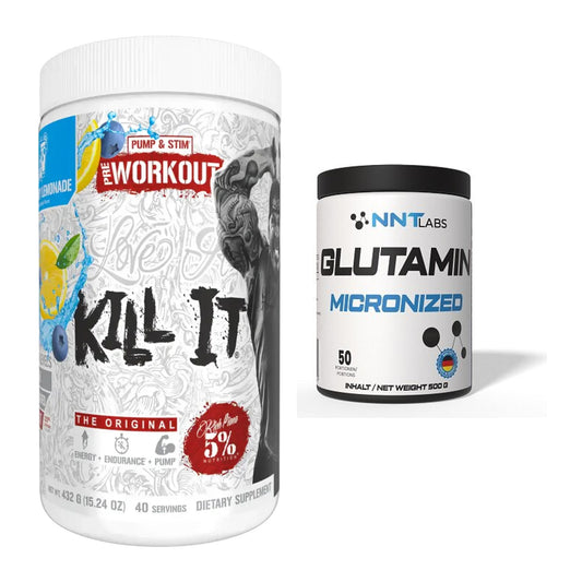Trainings-Set: Rich Piana 5% Nutrition Kill It + NNT Glutamin – alle enthaltenen Artikel