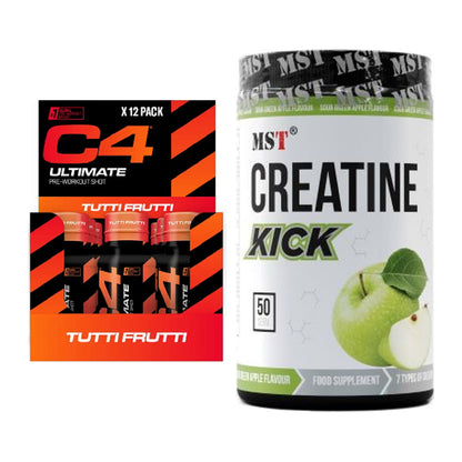 Trainings-Set: Cellucor C4 Ultimate Pre-Workout + MST Creatine Kick – alle enthaltenen Artikel