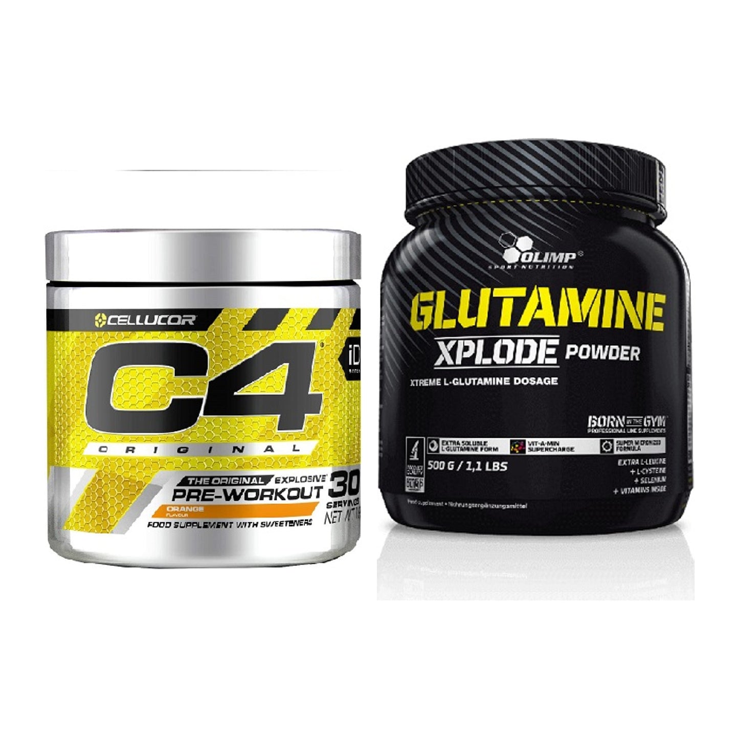 Trainings-Set: Cellucor C4 Original + Olimp L-Glutamine Xplode – alle enthaltenen Artikel