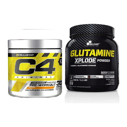 Trainings-Set: Cellucor C4 Original + Olimp L-Glutamine Xplode – alle enthaltenen Artikel
