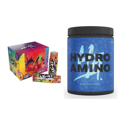 Set de antrenament: AK47 Labs AK47 Shots + Nanosupps Hydro Amino - toate articolele incluse