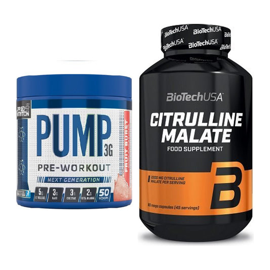 Trainings-Set: Applied Nutrition Pump + BioTech Citrulline Malate – alle enthaltenen Artikel