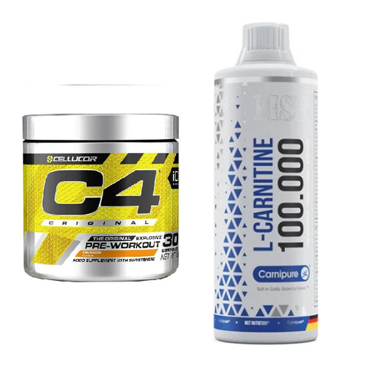 Trainings-Set: Cellucor C4 Original + MST L-Carnitine Carnipure – alle enthaltenen Artikel