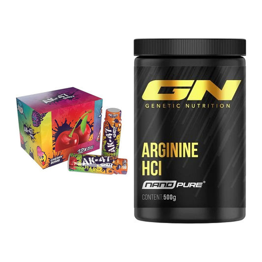 Trainings-Set: AK47 Labs AK47 Shots + GN Arginine HCL Nano Pure – alle enthaltenen Artikel