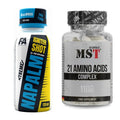 Trainings-Set: FA Nutrition Xtreme Napalm Igniter + MST 21 Amino Acids – alle enthaltenen Artikel