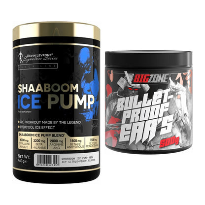 Trainings-Set: Kevin Levrone Shaaboom Ice + Big Zone Bulletproof EAA's – alle enthaltenen Artikel