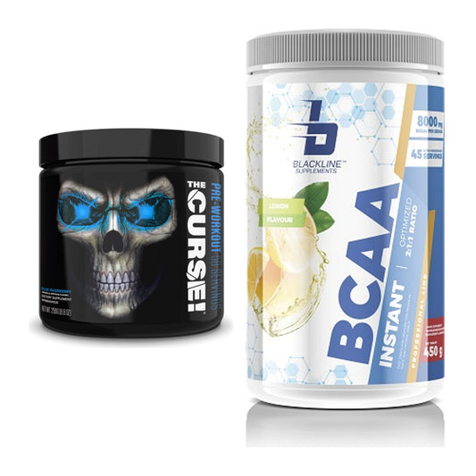 Trainings-Set: JNX Sports The Curse! + Blackline Supplements BCAA – alle enthaltenen Artikel