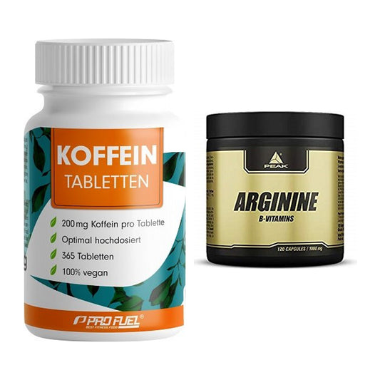Trainings-Set: ProFuel Koffein (200mg) + Peak Arginin – alle enthaltenen Artikel