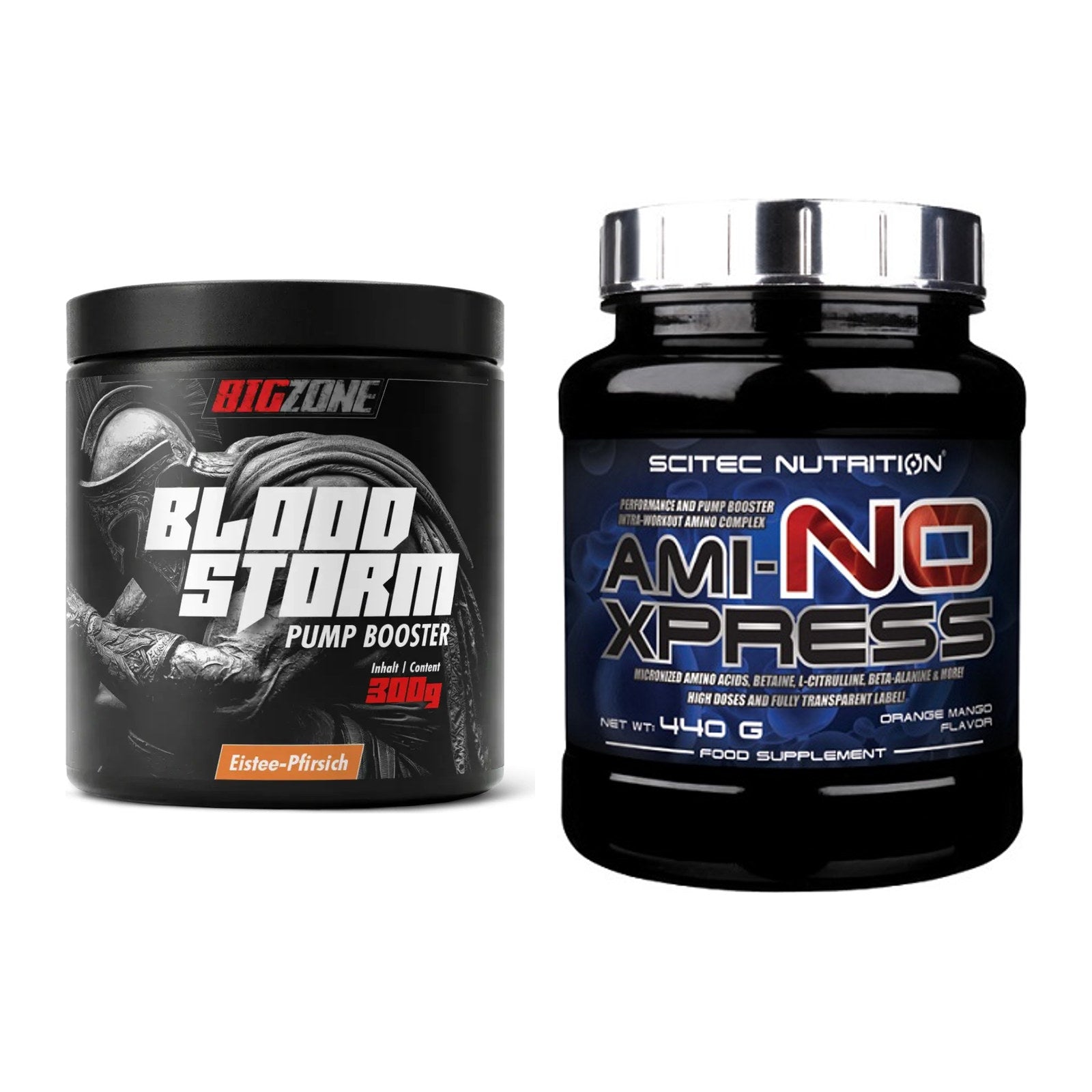 Trainings-Set: Big Zone Bloodstorm 2.0 + Scitec Ami-NO Xpress – alle enthaltenen Artikel
