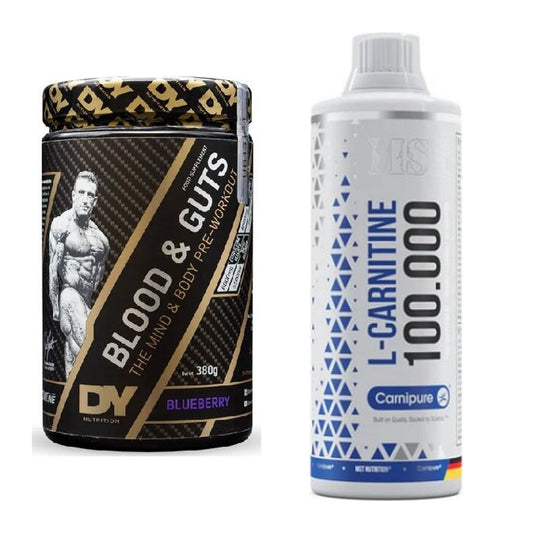 Trainings-Set: DY Nutrition Blood&Guts + MST L-Carnitine Carnipure – alle enthaltenen Artikel