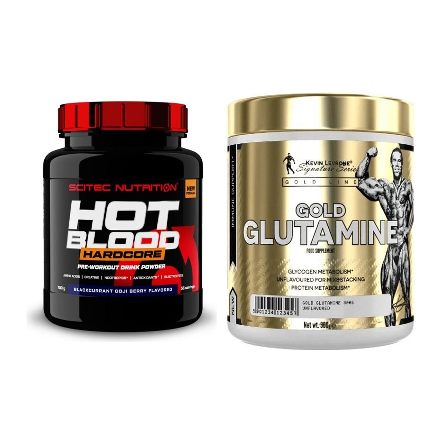 Trainings-Set: Scitec Hot Blood Hardcore + Kevin Levrone GOLD – alle enthaltenen Artikel