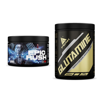 Trainings-Set: Peak Epic Rush + Peak Glutamin – alle enthaltenen Artikel