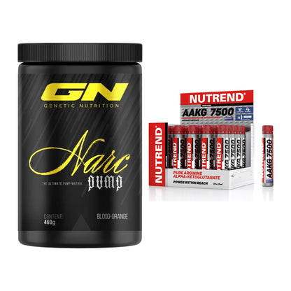 Trainings-Set: GN Narc Pump + Nutrend AAKG 7500 Shots – alle enthaltenen Artikel