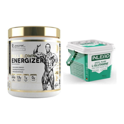 Trainings-Set: Kevin Levrone Full Blown Energizer + INLEAD L-Glutamine – alle enthaltenen Artikel