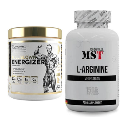 Trainings-Set: Kevin Levrone Full Blown + MST L-Arginine 120 Kaps. – alle enthaltenen Artikel