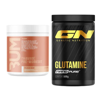 Trainings-Set: RAW Nutrition CBUM Thavage + GN Nano Pure Glutamine – alle enthaltenen Artikel