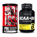Trainings-Set: BAD ASS Pre + BioTech BCAA+B6 100 Tabl – alle enthaltenen Artikel