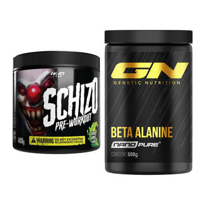 Trainings-Set: AK47 Labs Schizo Pre-Workout + GN Nano Beta Alanine – alle enthaltenen Artikel