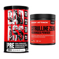 Trainings-Set: BAD ASS Pre + Body Attack 100 % Citrulline Zero – alle enthaltenen Artikel