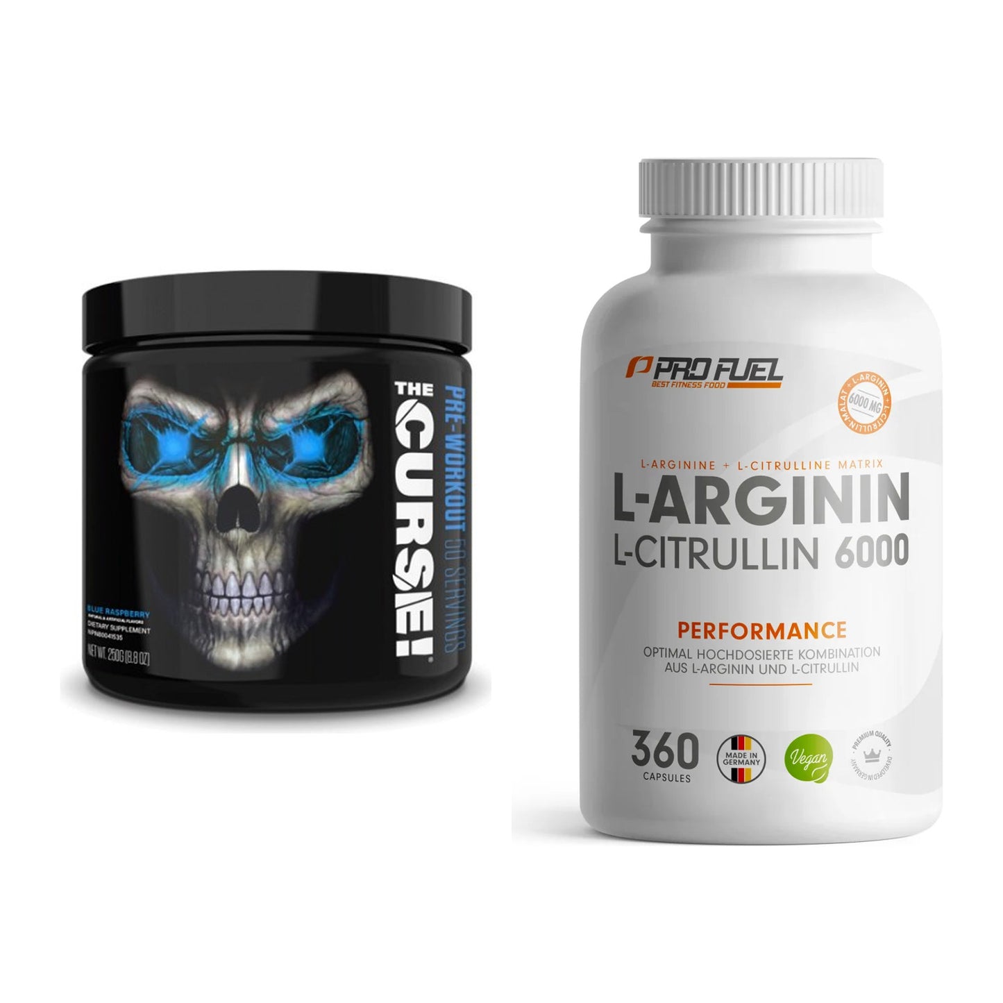 Trainings-Set: JNX Sports The Curse! + ProFuel L-Arginin & L-Citrullin – alle enthaltenen Artikel